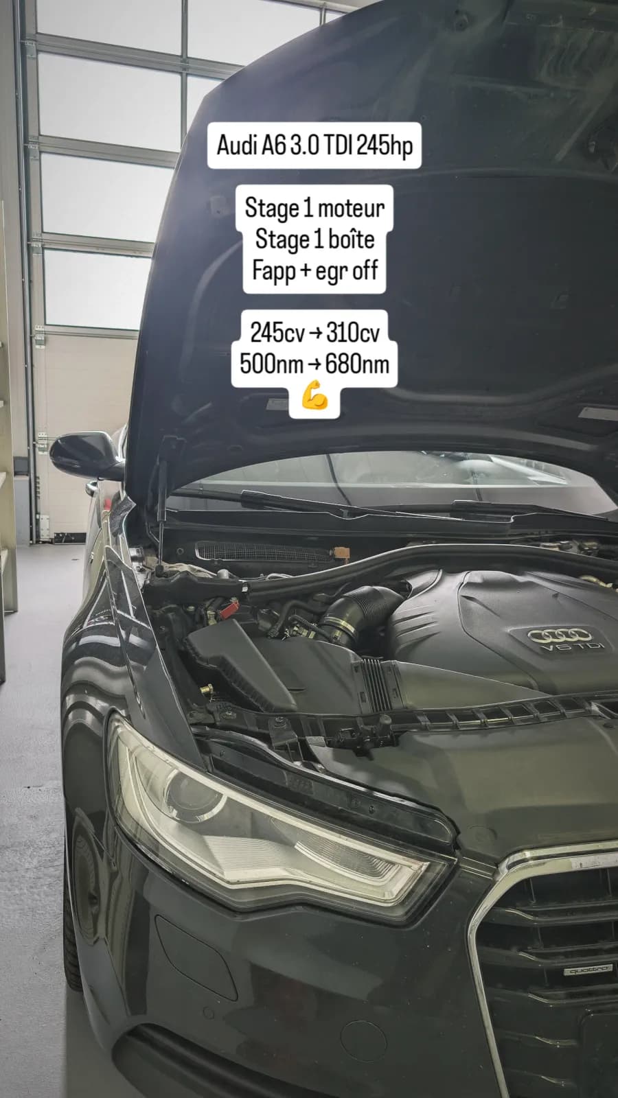 Audi A6 3.0 TDI — Stage 1 · moteur + boîte