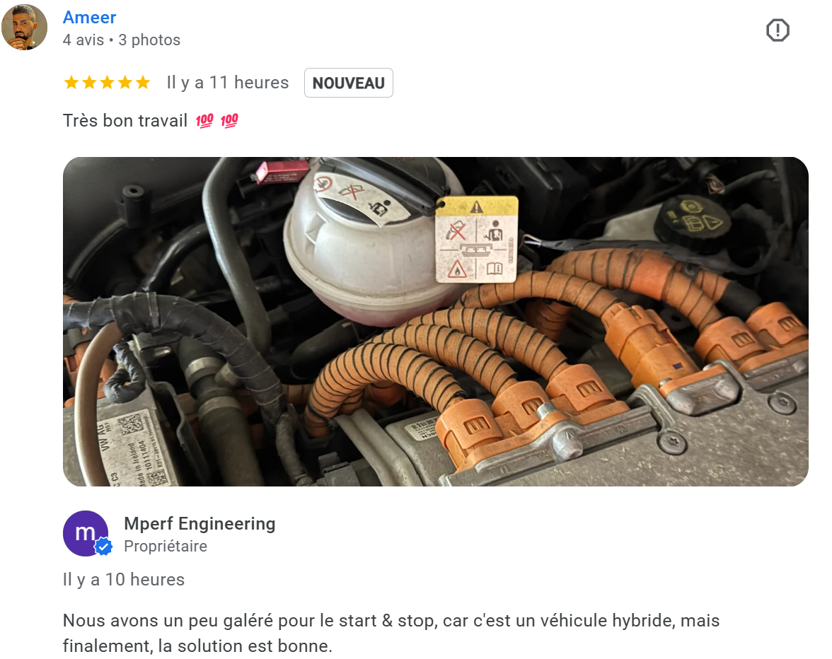 Avis Client 1